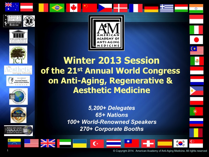 2013 A4M World Congress