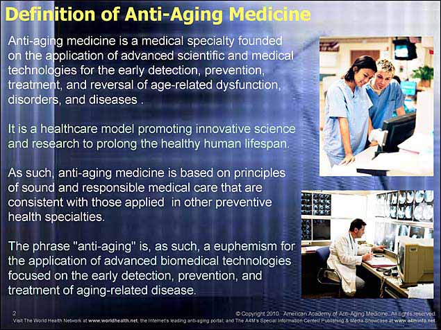 anti ageing medicine courses