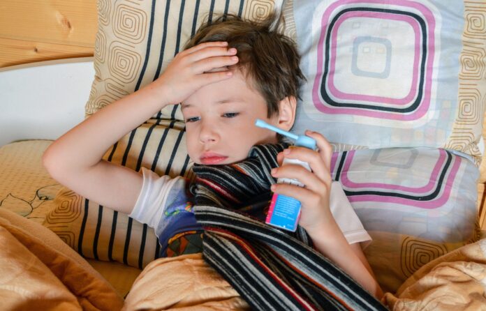 sick, child,